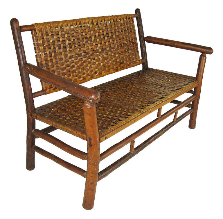 Old Hickory Settee