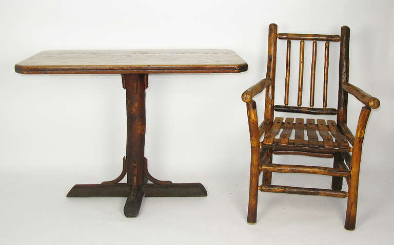 Mid-20th Century Old Hickory Console For Sale
