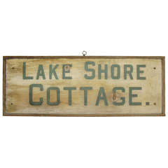 Early Cottage Sign