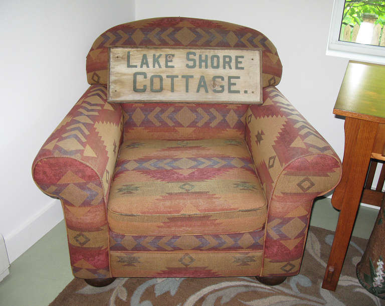 Early Cottage Sign In Good Condition In Damariscotta, ME