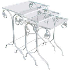 Wrought Iron Nesting Tables