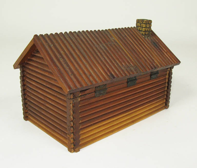 Adirondack Model Log Cabin Box