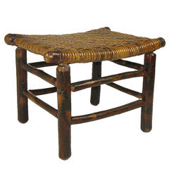 Old Hickory Footstool