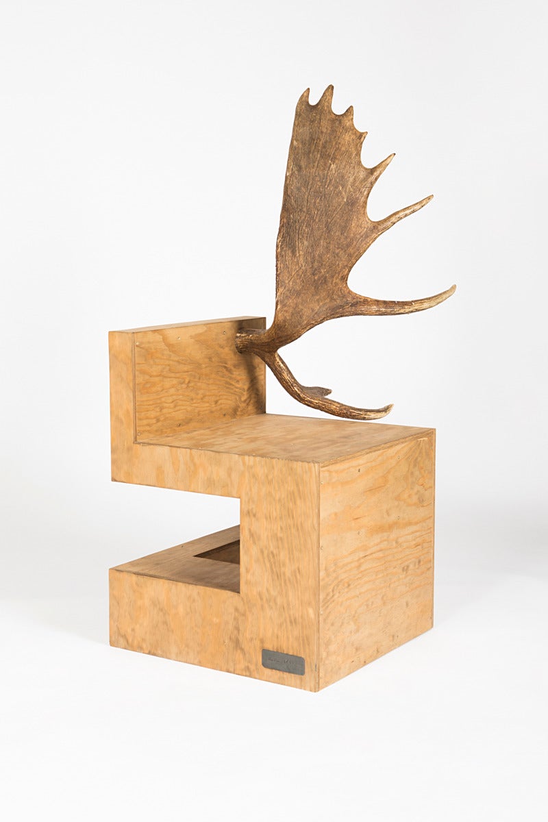 Stag Chair by Rick Owens In Excellent Condition For Sale In New York, NY