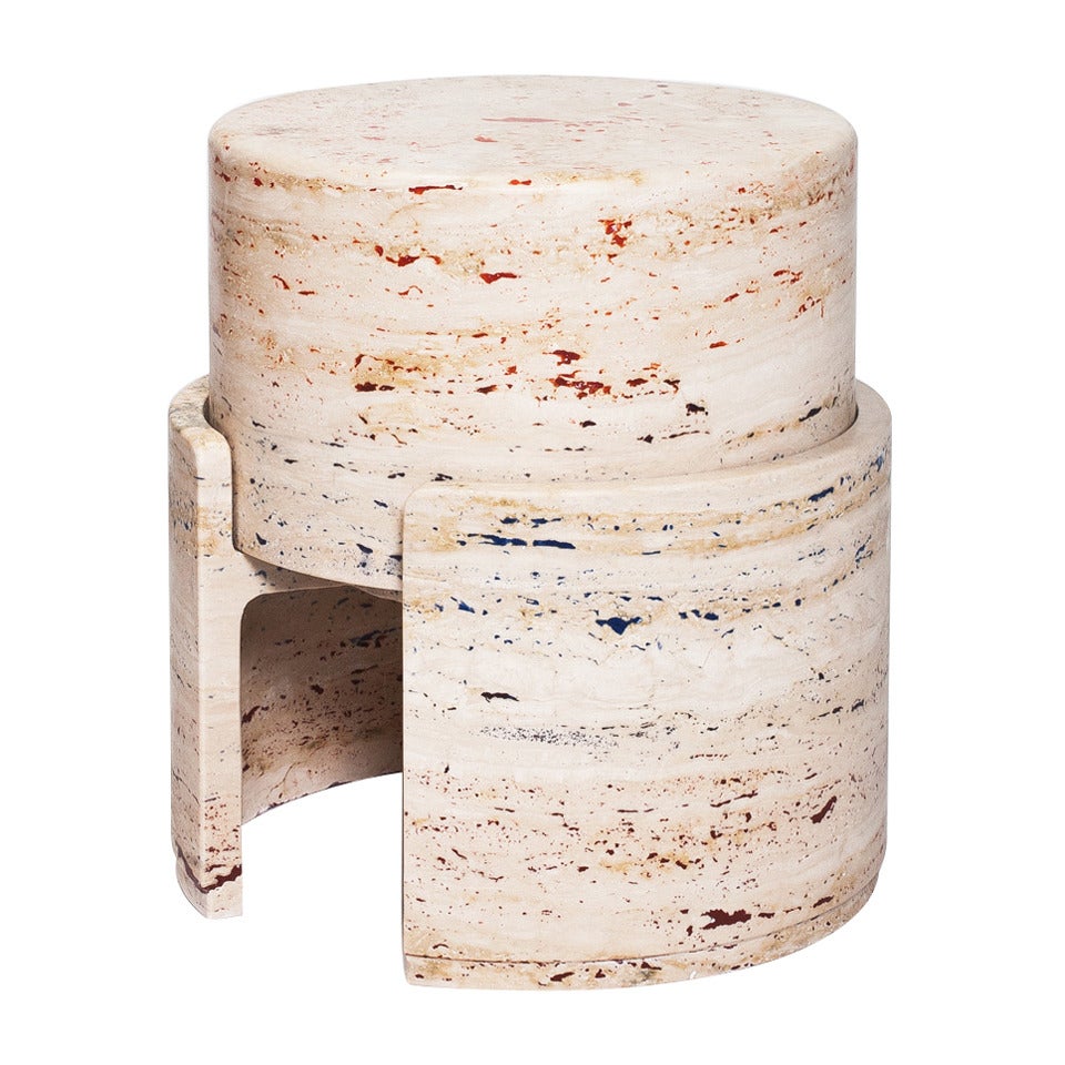Marble Stool 1 by Kueng Caputo
