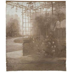 Photographers Backdrop, French, Circa 1890