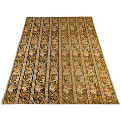 19th Century French Needlepoint Wall Hanging or Carpet