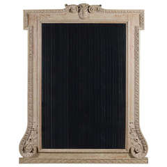 George II Painted Carved Wood Frame of Architectural Form