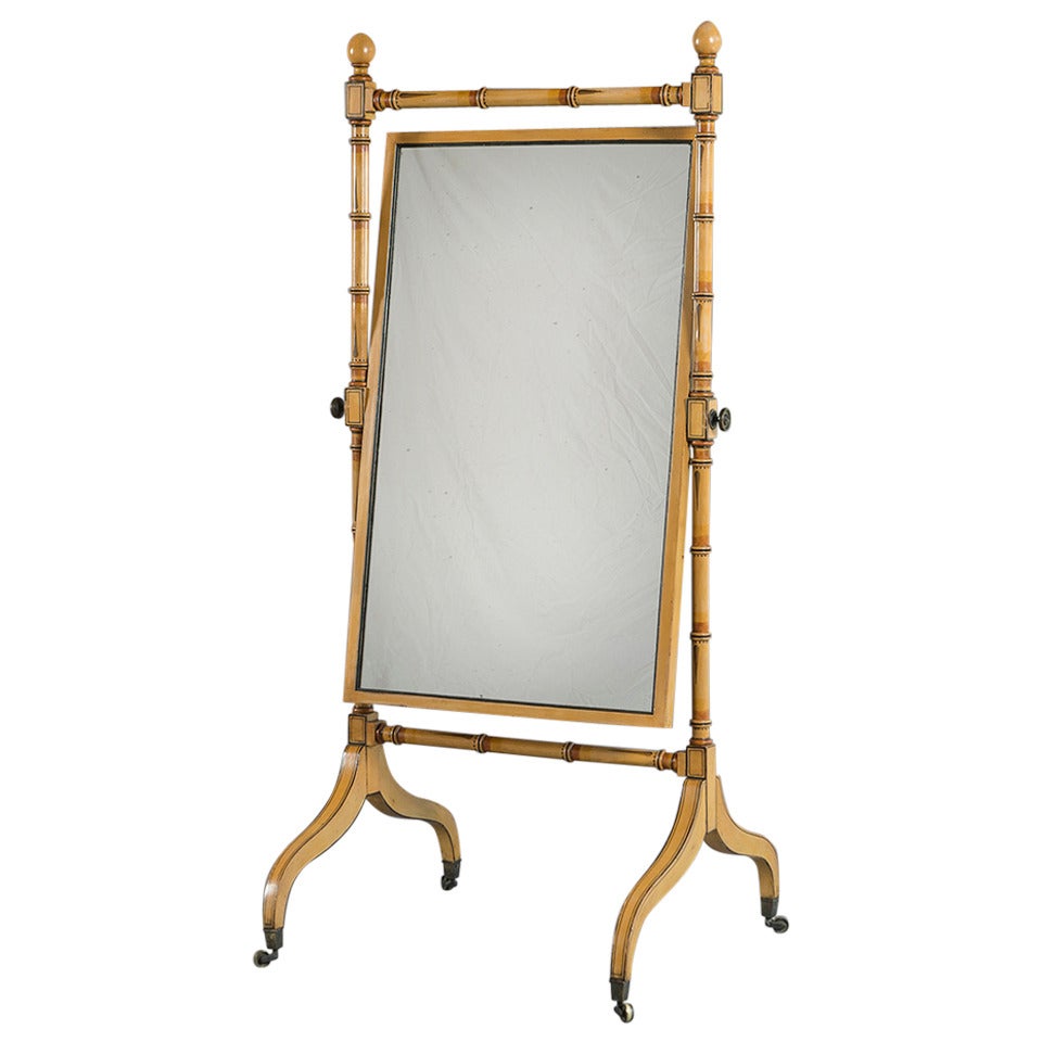 Regency Framed Cheval Mirror, circa 1810
