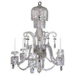 Magnificent Early George III Style English Crystal Chandelier