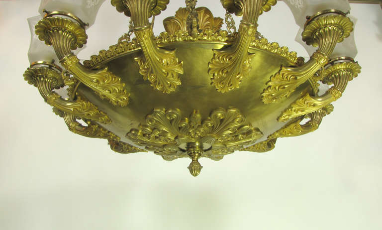 Handsome French Second Empire 12 Light Chandelier 1