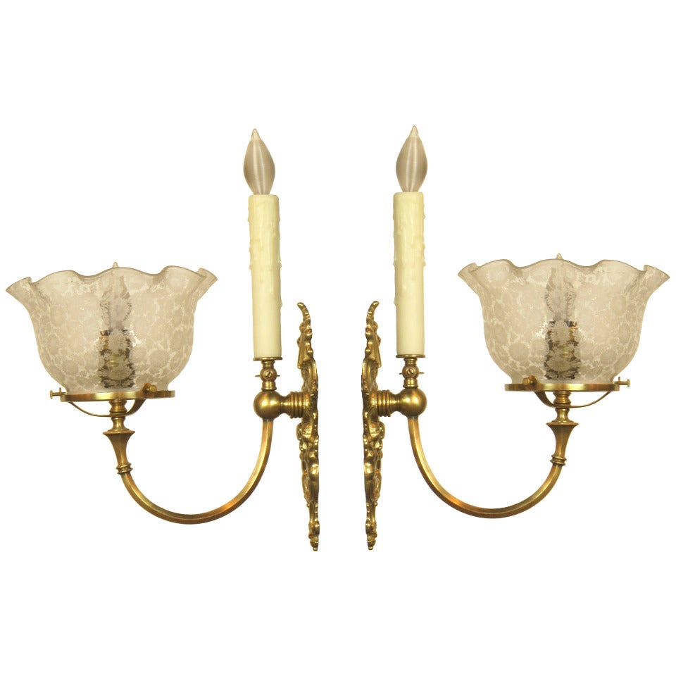 Transitional Period Sconces For Sale