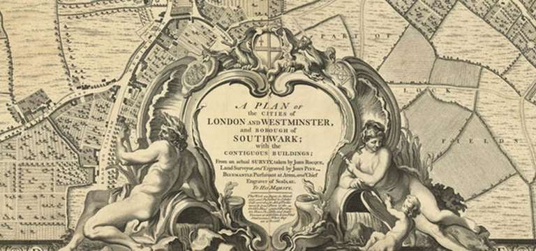 John Rocque Map of London, 1746 For Sale at 1stDibs