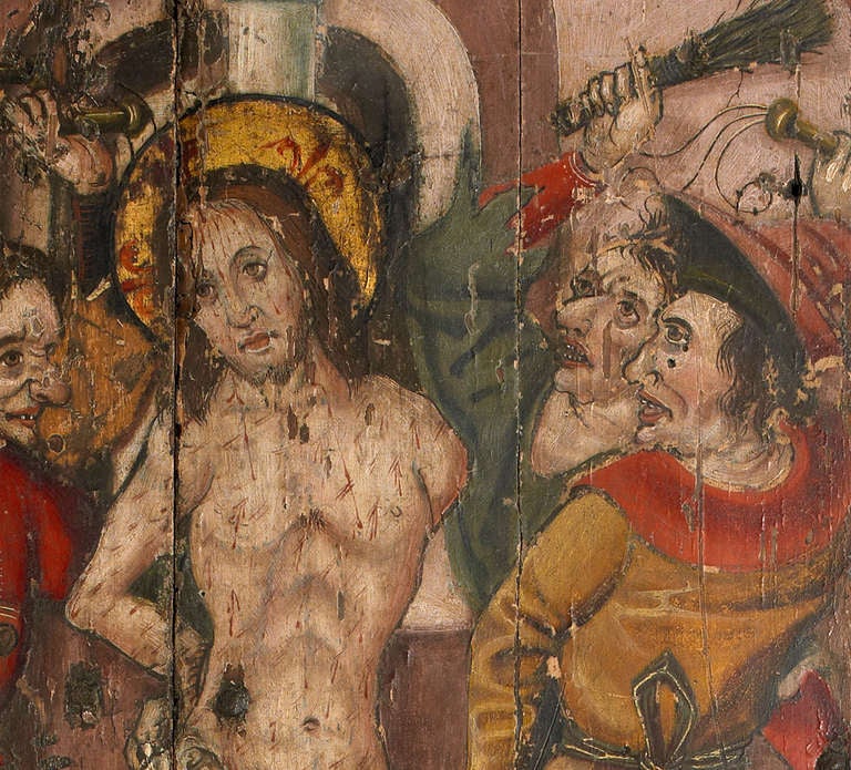 Very Rare Pre-Reformation Painted Panels For Sale 2