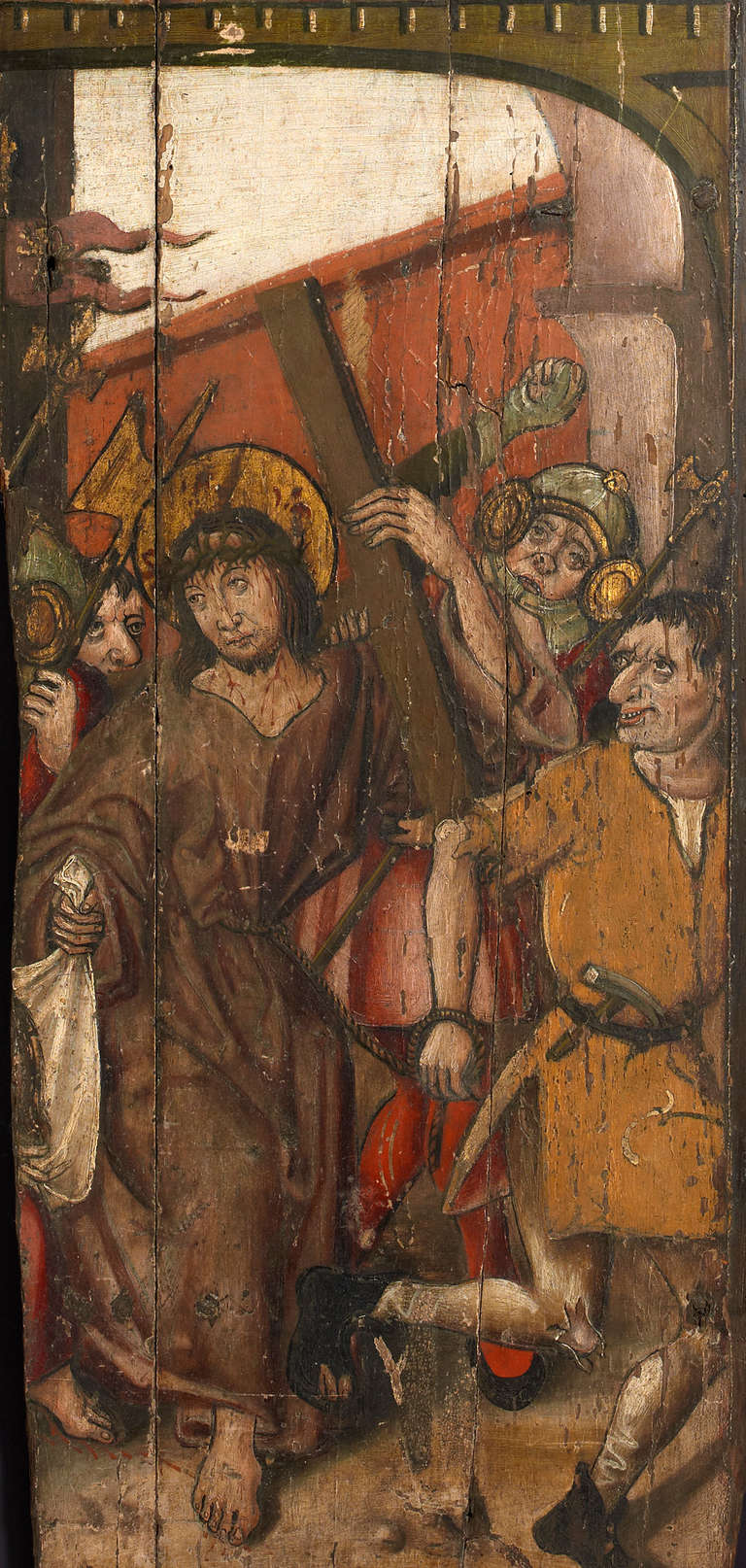 Very Rare Pre-Reformation Painted Panels For Sale 3