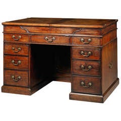 Unusual Mahogany Desk attributed to Thomas Chippendale