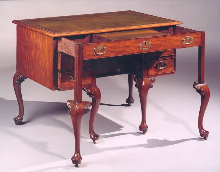 Rare Mahogany Kneehole Writing Table