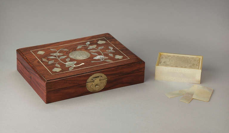 Chinese Huang Hua-li Counter Box