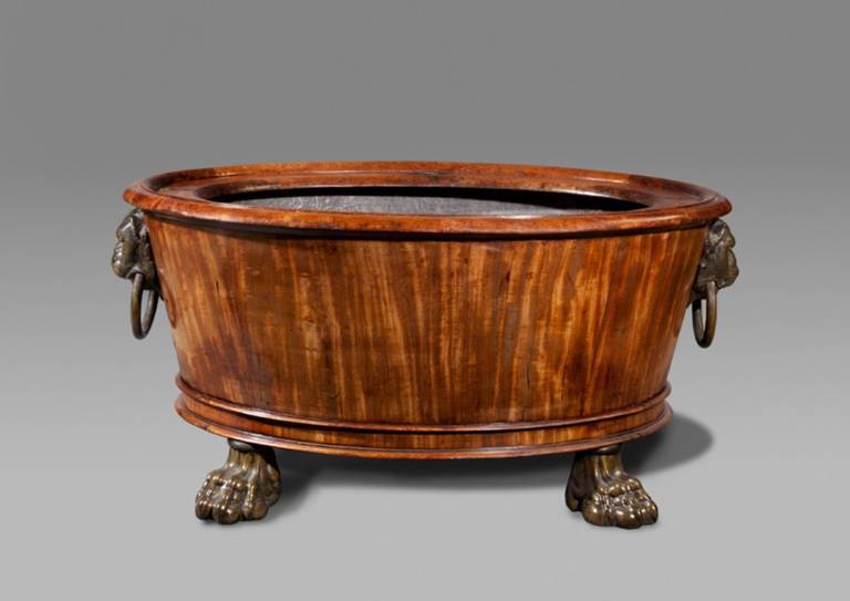 Mahogany Oval Cellaret