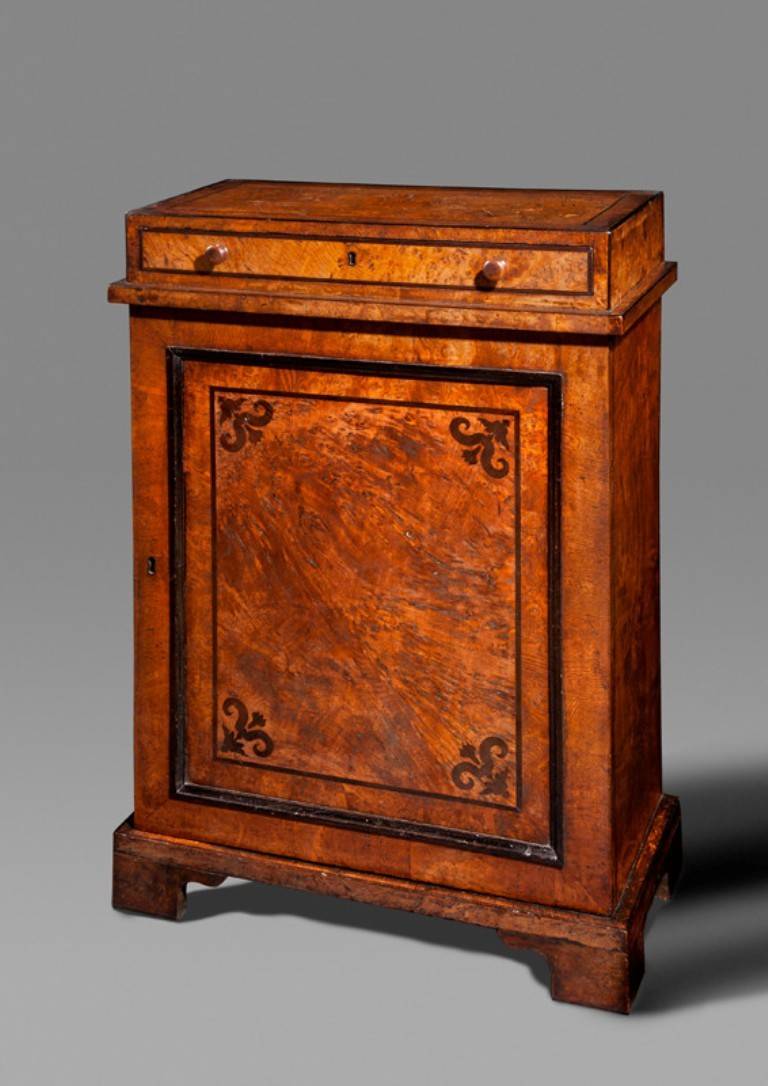 Pollard Oak, Ebony and Ebonised Small Side Cabinet