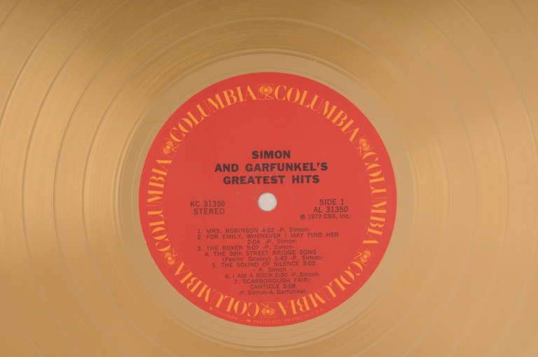 Gold Disc to Art Garfunkel for the Album 