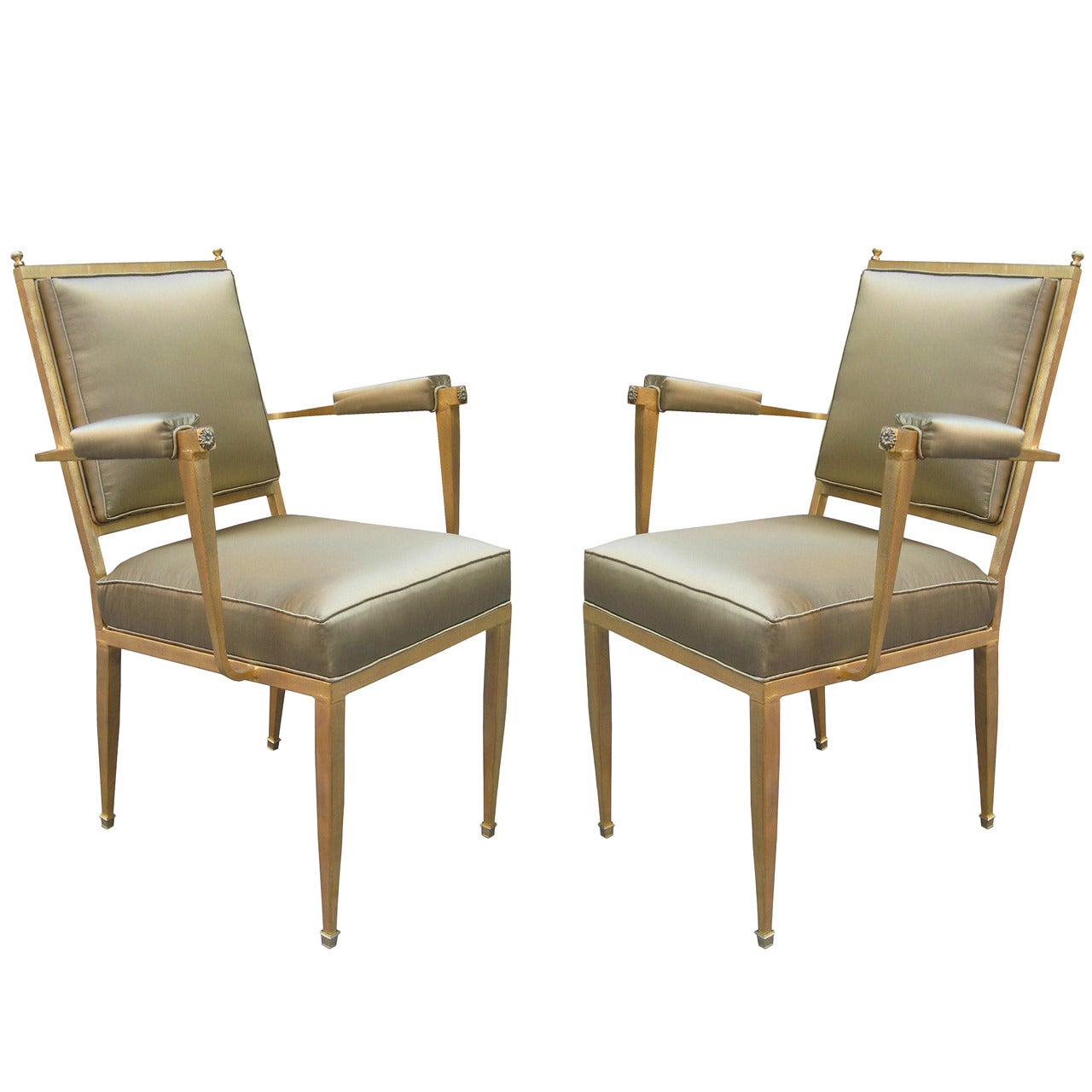 Fine Pair of Art Deco Armchairs