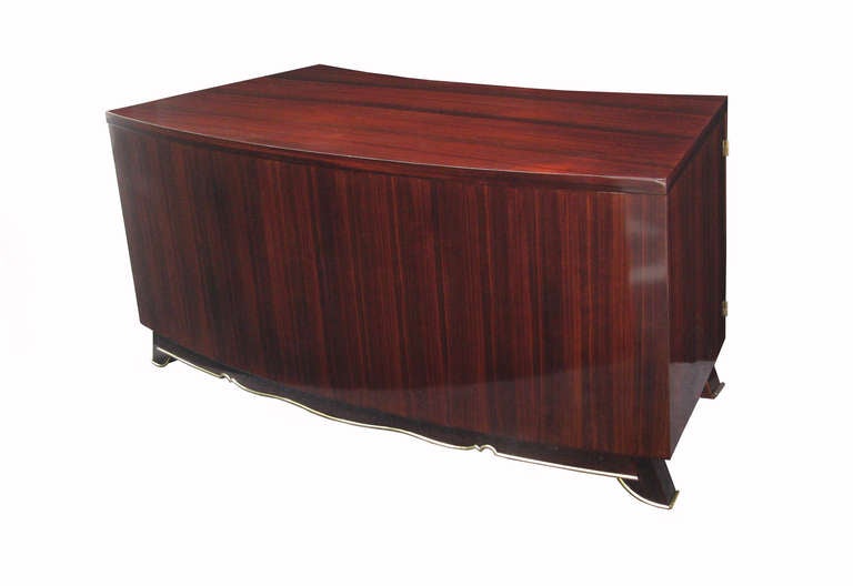 A fine Art Deco desk attributed to Jules Leleu.