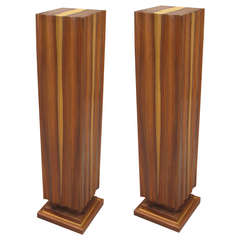 Pair Of Art Deco Pedestals