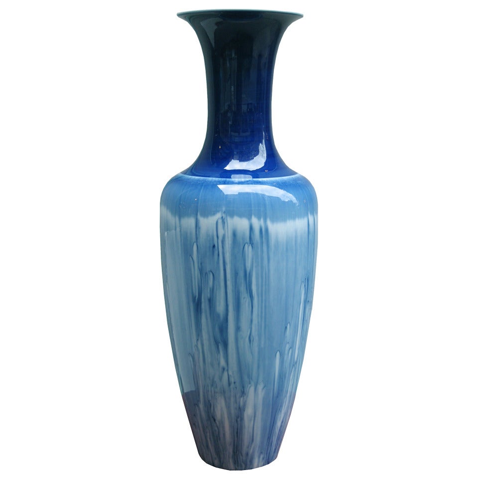 Tall KPM Porcelain Vase For Sale