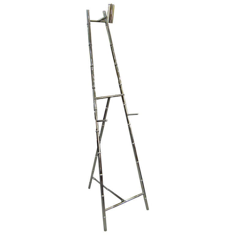 Modernist Easel with Overhead Light For Sale at 1stdibs