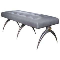 Limited Edition Modernist Bench in Solid Bronze