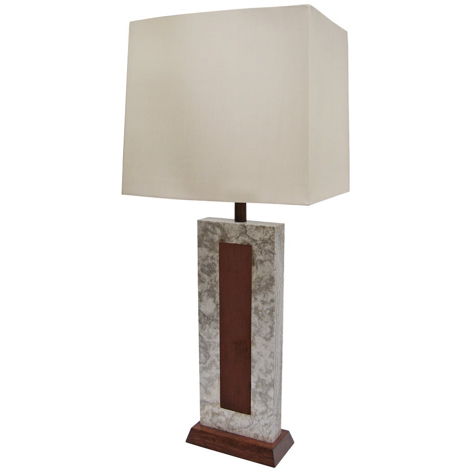 Single Modernist Table Lamp For Sale