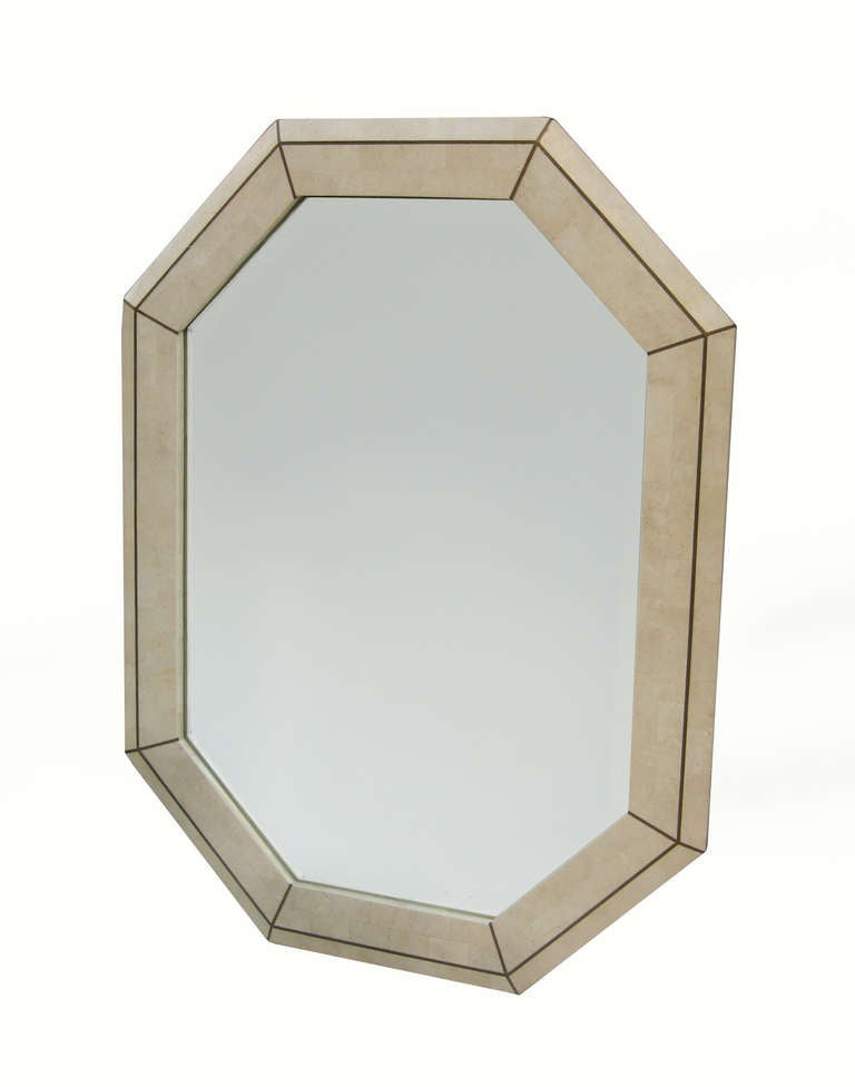 Maitland Smith Modernist Octagonal Mirror
