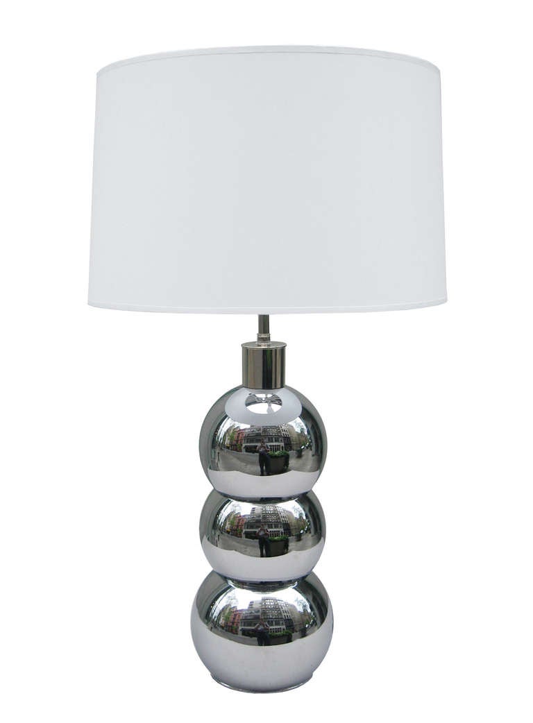 American Pair Of Hansen Designed Modernist Table Lamps
