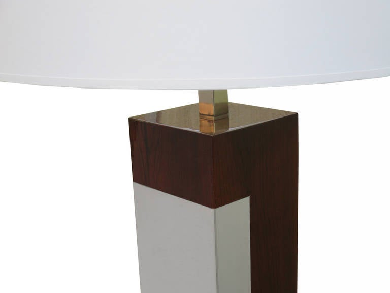 American Pair of Modernist Table Lamps