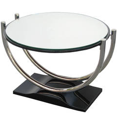 Art Deco Round Sidetable