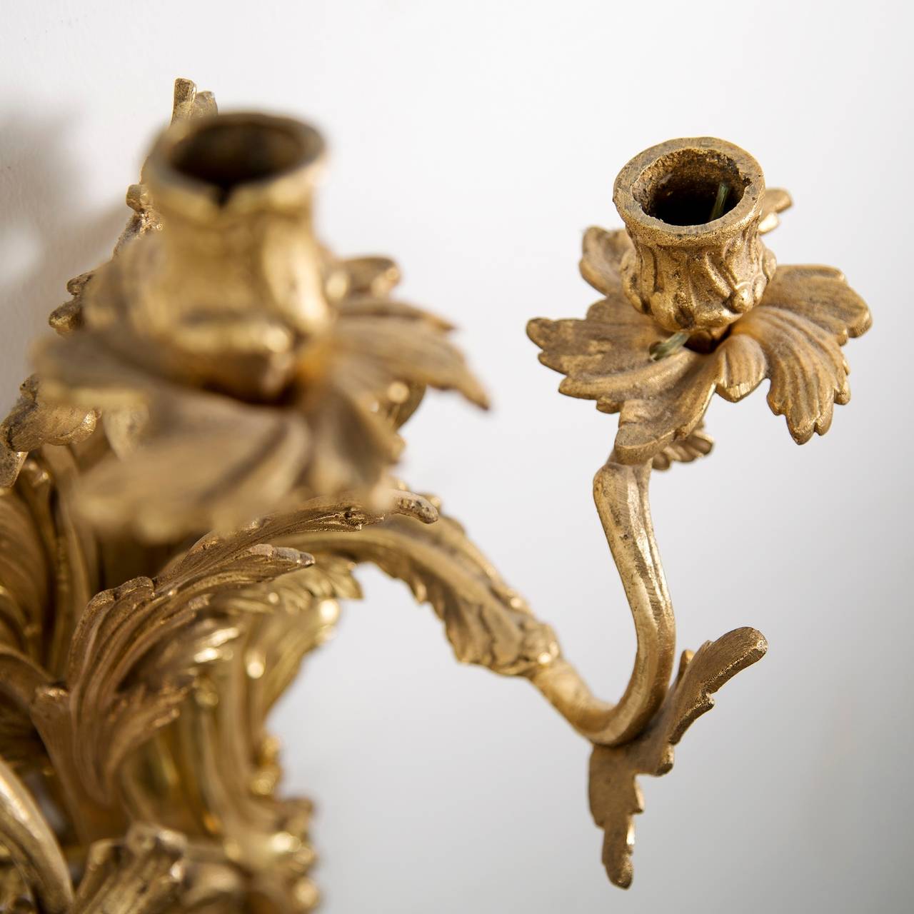 Pair of Ormolu Sconces