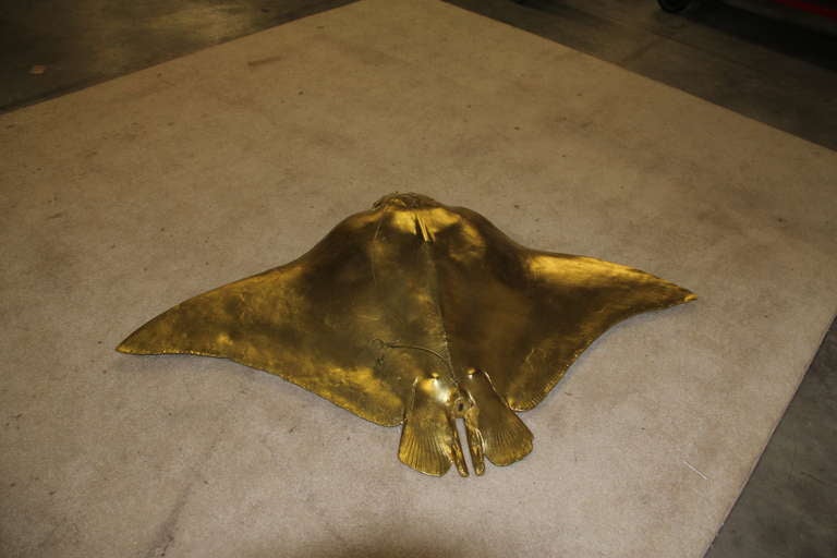 Unknown Large Scale Plaster Sting Ray For Sale
