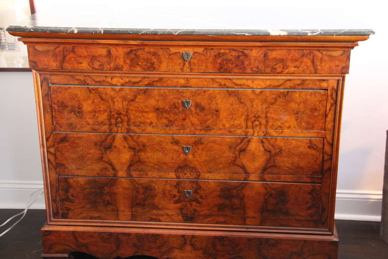 French Louis Phillipe Style Chest of Drawers For Sale