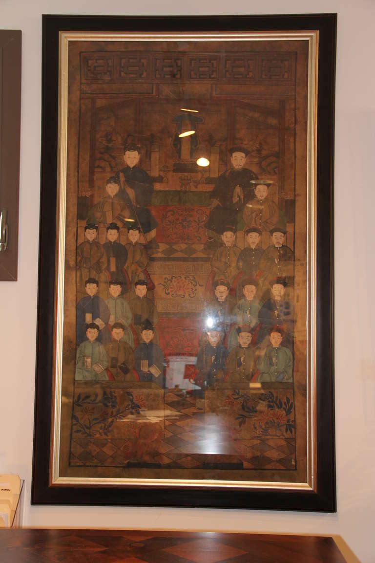 Chinese Family Tree In Good Condition For Sale In Cambridge, MA