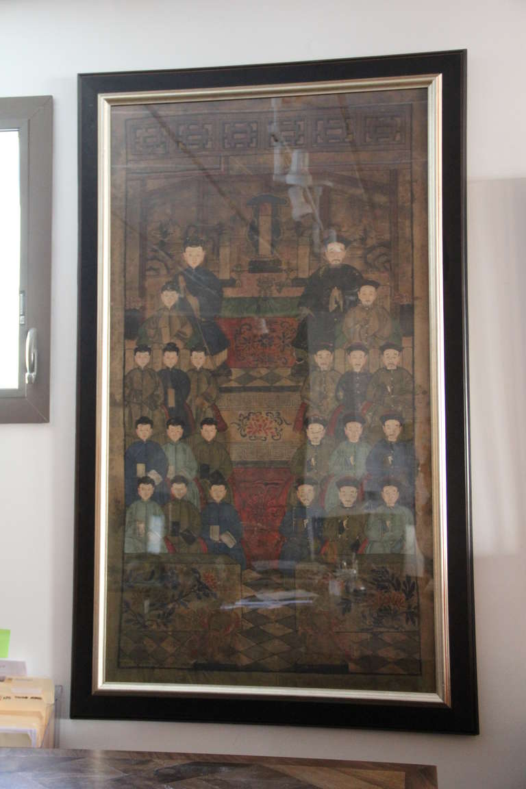 Canvas Chinese Family Tree For Sale