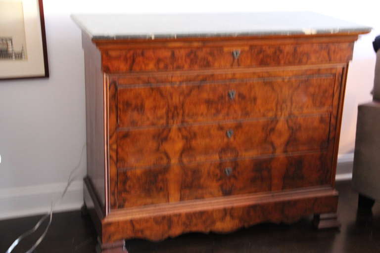 Louis Phillipe Style Chest of Drawers For Sale 3