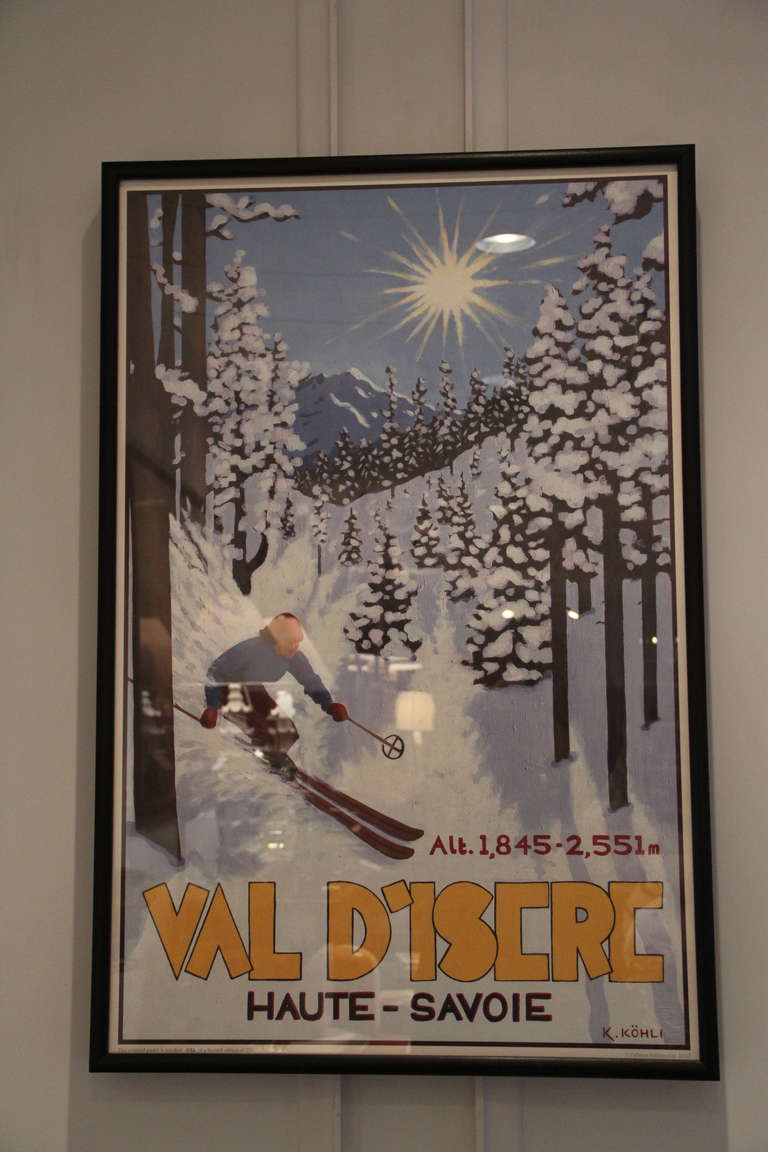 val d'isere poster