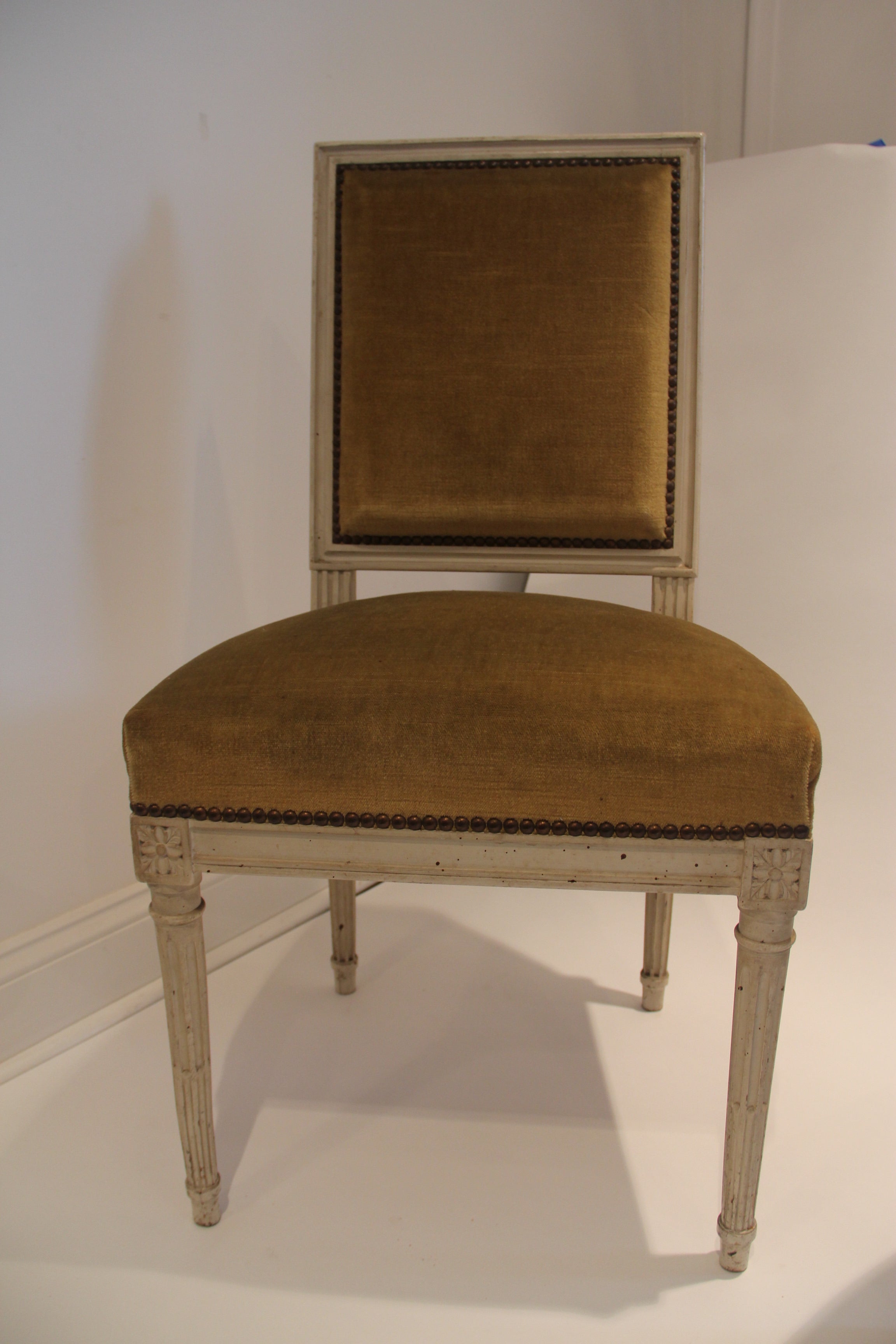 Louis XVI Style Side Chair For Sale