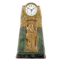 Vienna Secession "Table Clock" by Gustav Gurschner