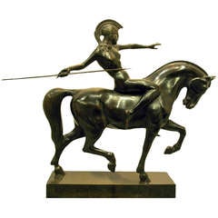 Vienna Secession Bronze "Amazon" by Karl Perl
