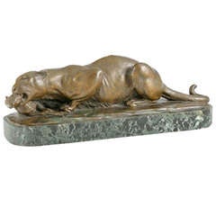 Lioness with Prey by George Gardet