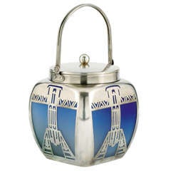 Vienna Secession "Candy box/Loetz glass"