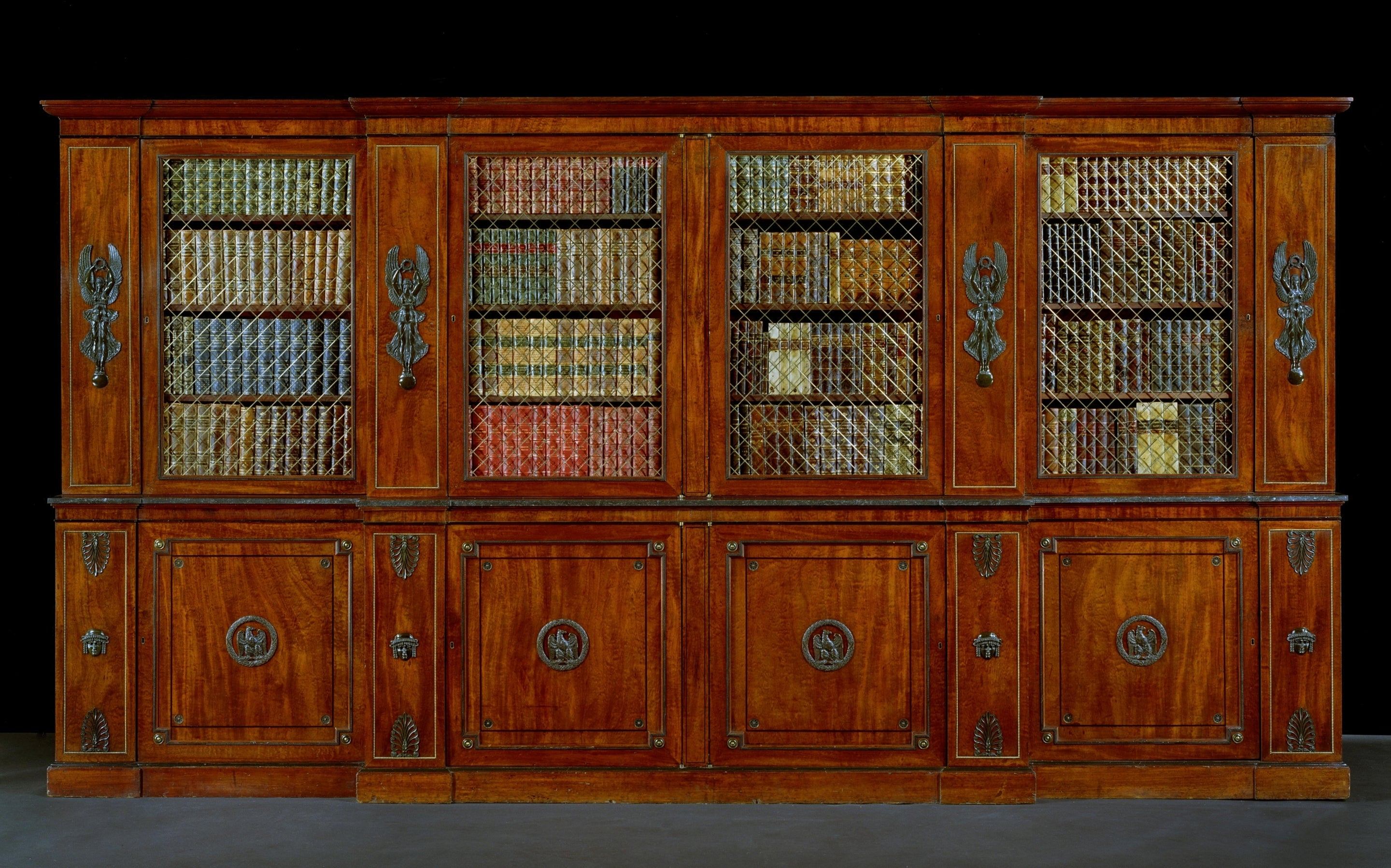 A Regency Bronze Mounted Bookcase in the Manner of Thomas Hope (4405401) For Sale