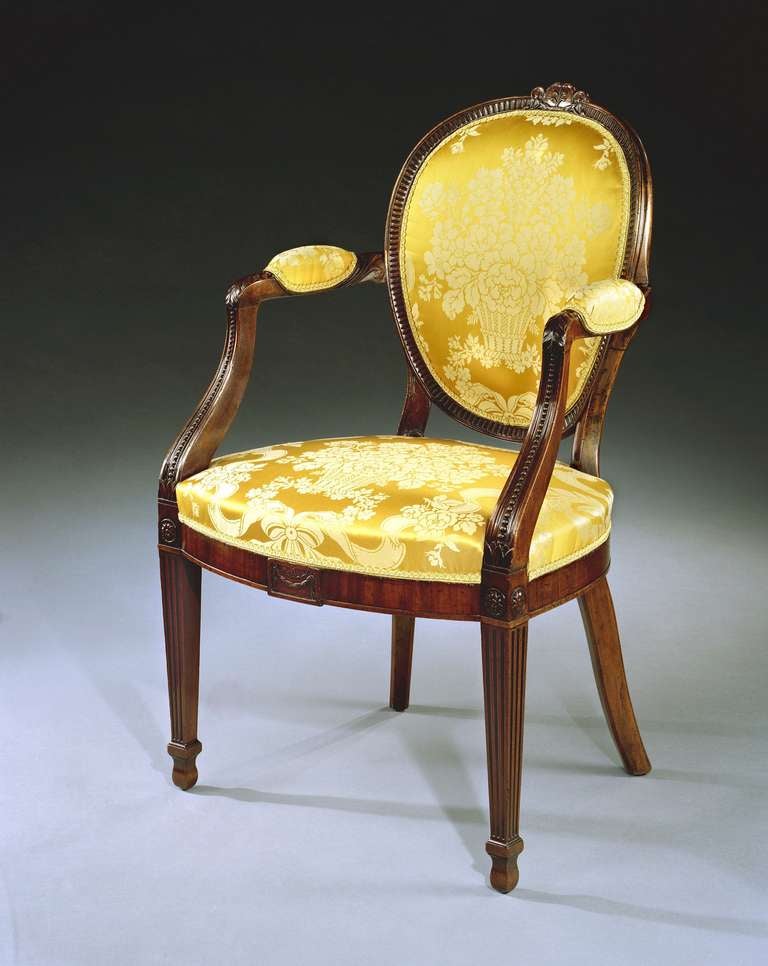 A Pair Of George III Armchairs Attributed To Gillows Of Lancaster (4429321) In Excellent Condition For Sale In London, GB